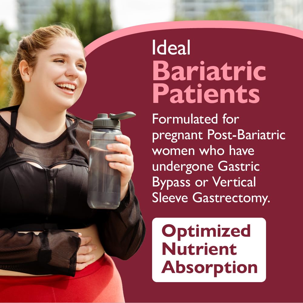 Celebrate Bariatric Supplements Bariatric Prenatal Multivitamin Capsules, 60 Count