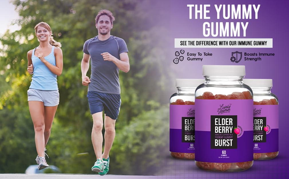LIVELY VITAMIN CO Elderberry Burst Gummies 60 Gummies