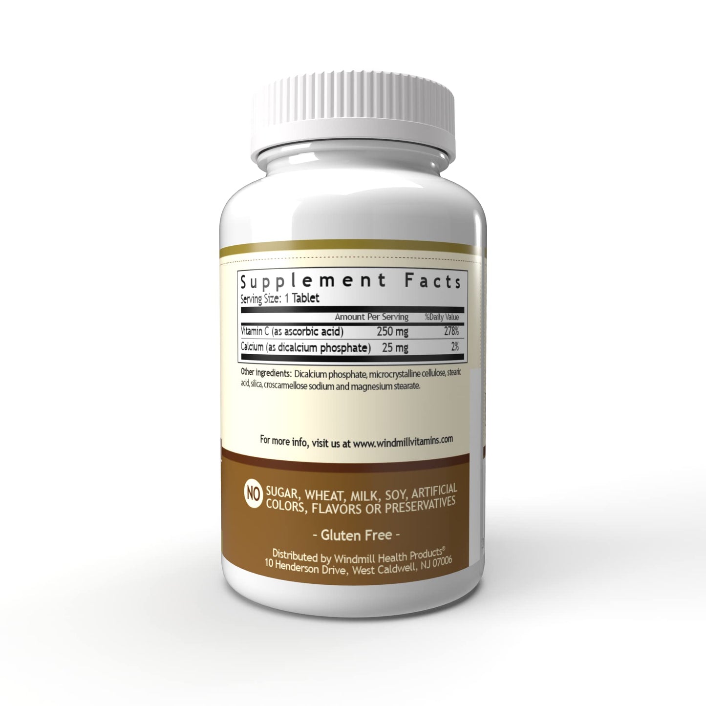 Windmill Vitamin C Tablets 250 mg, 200 Count