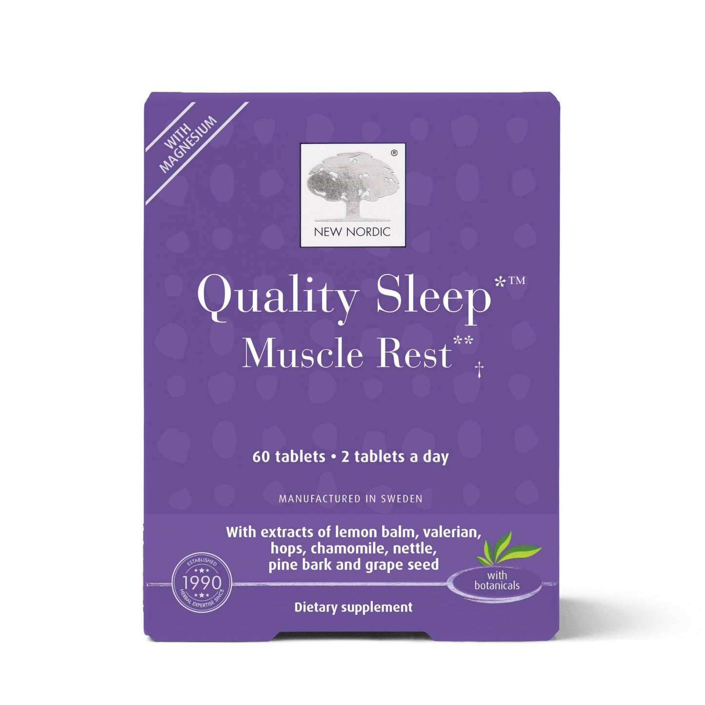 NEW NORDIC Quality Sleep Muscle Rest 60 Capsules