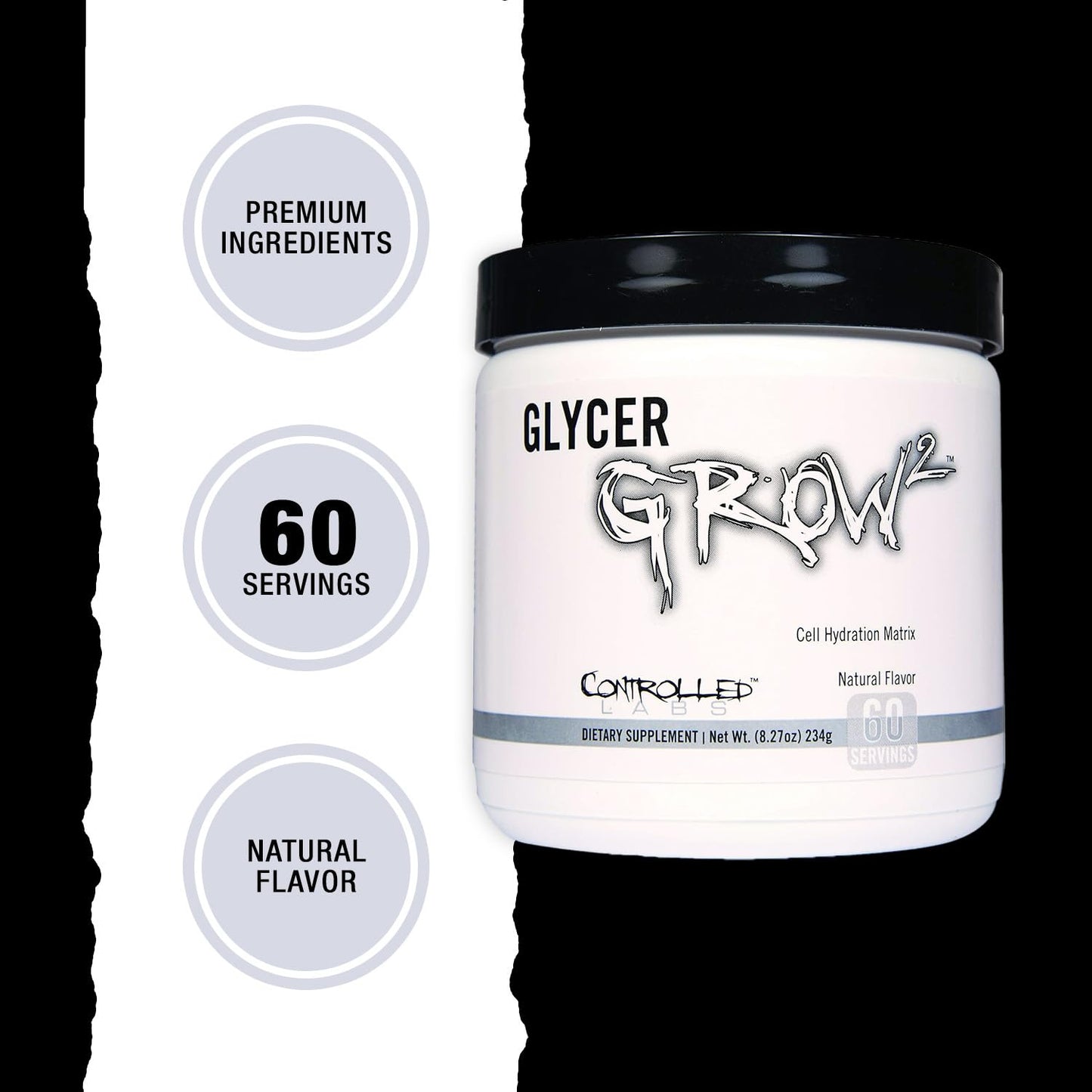 Controlled Labs GlycerGrow 2 Powder, 60 Servings