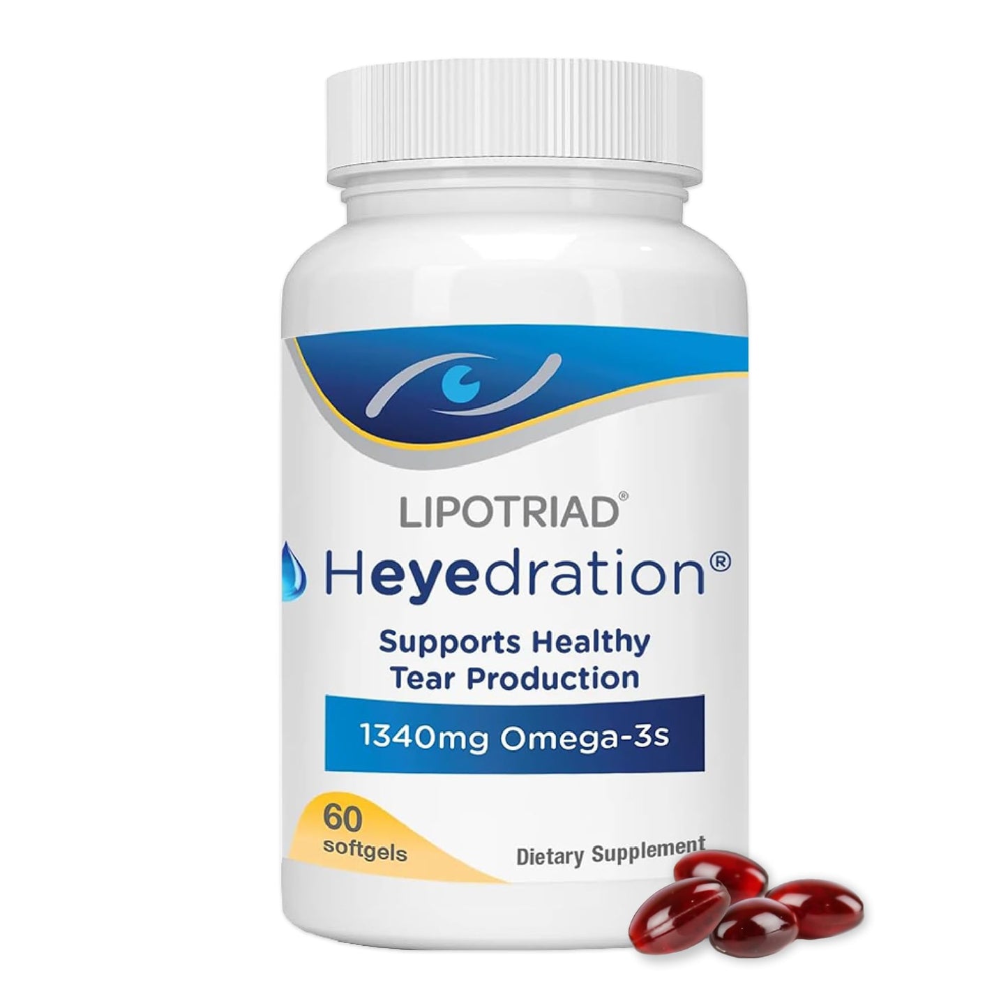 Lipotriad Heyedration Eye Vitamins 60 Softgels