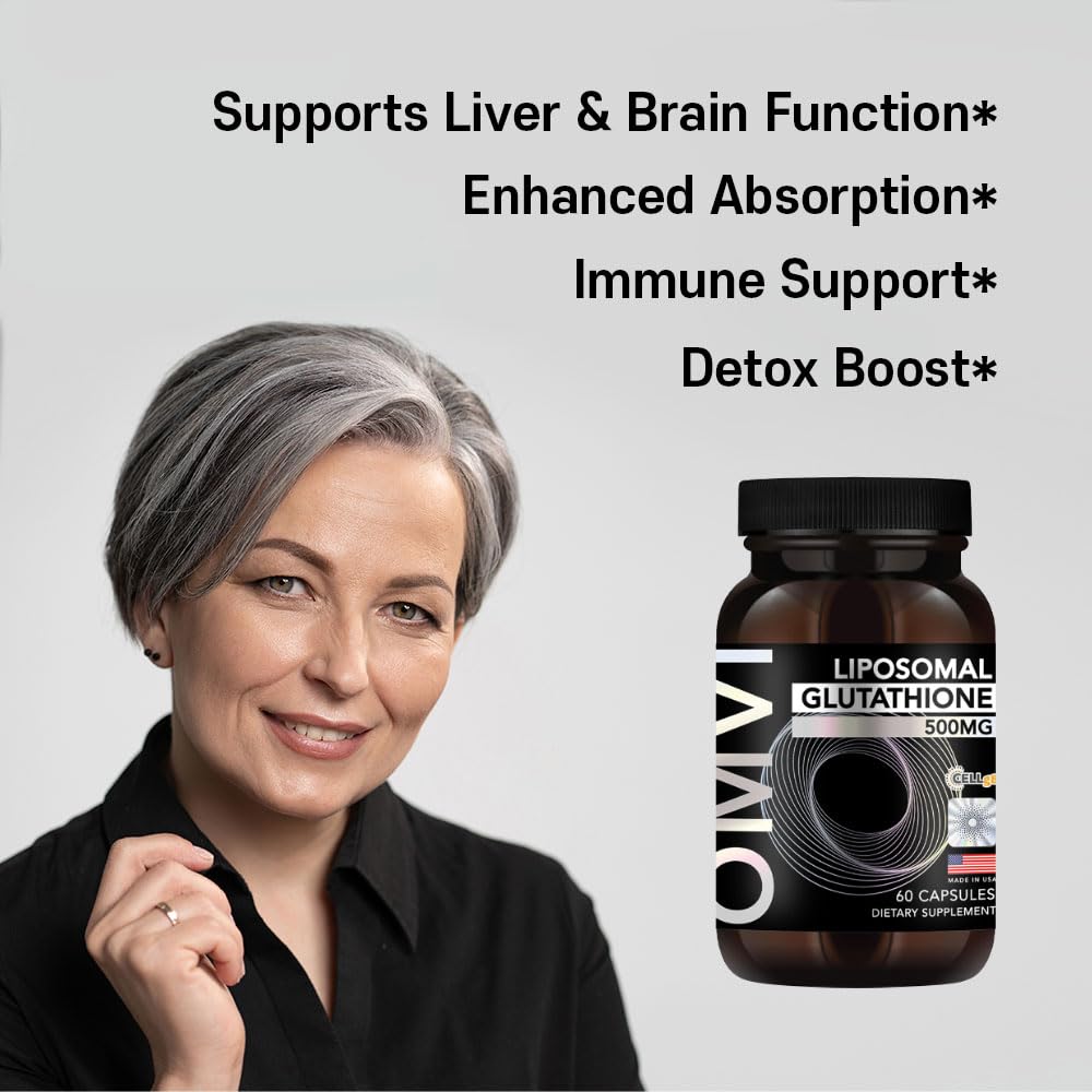 Omvi Liposomal Glutathione 500mg Capsules, 60 Capsules