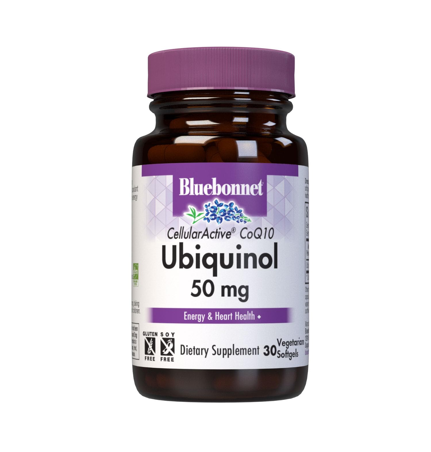 BlueBonnet Cellular Active CoQ10 Ubiquinol 50 mg Softgels, 30 Count