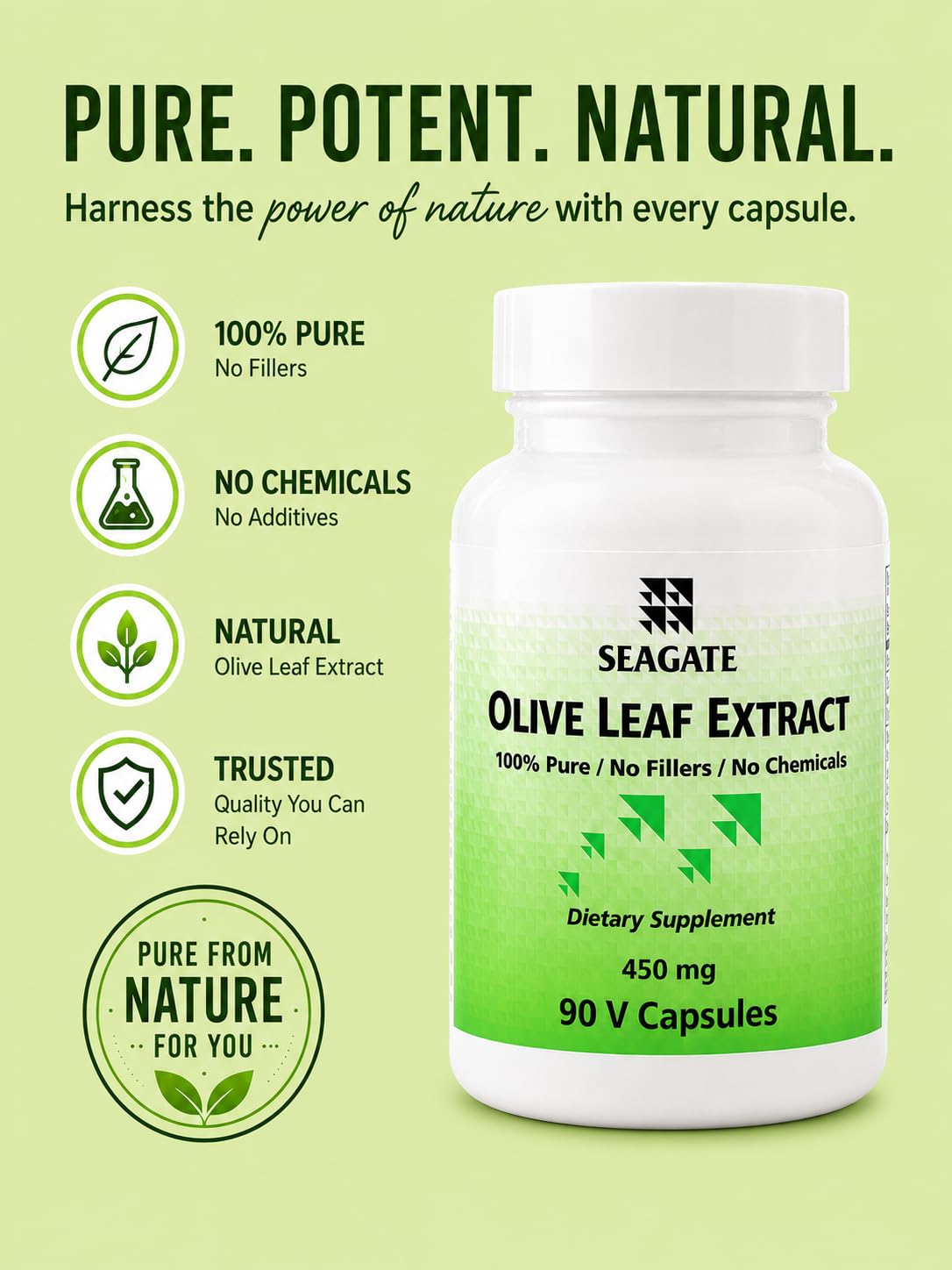 Seagate Olive Leaf Extract 90 Capsules