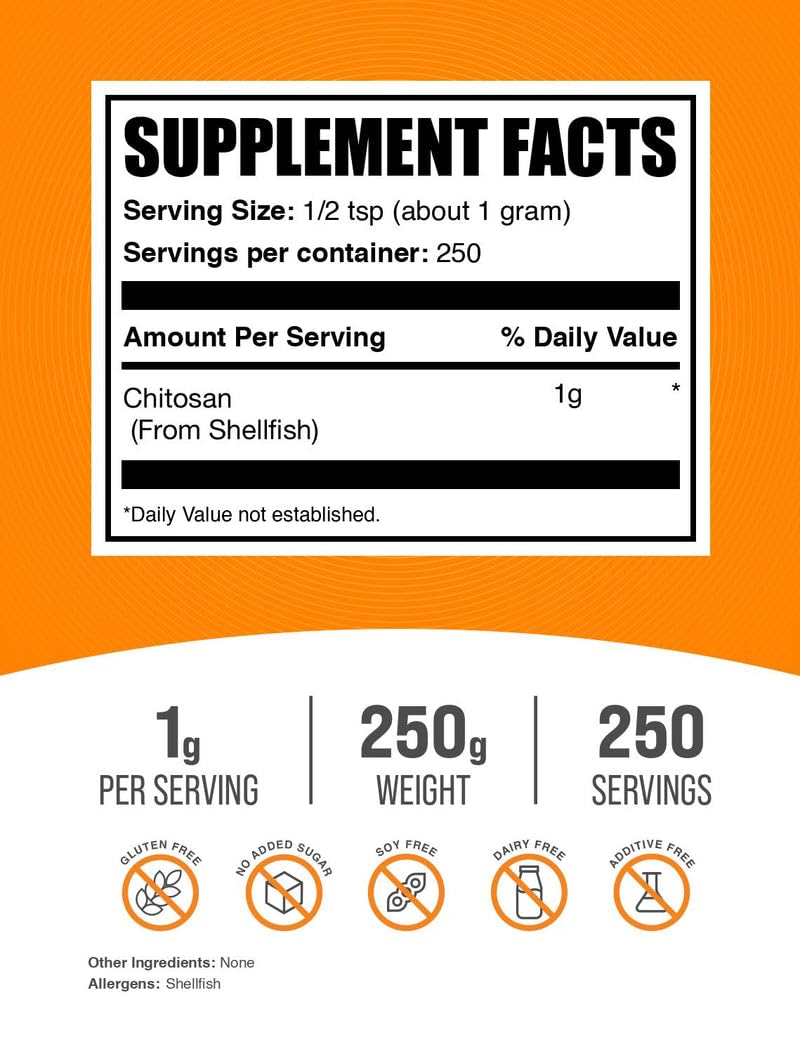 BulkSupplements Chitosan Powder 8.8 oz
