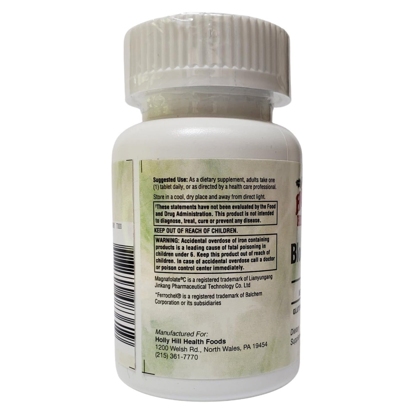 Holly Hill Health Foods Blood Support Plus Superfoods Tablets 60