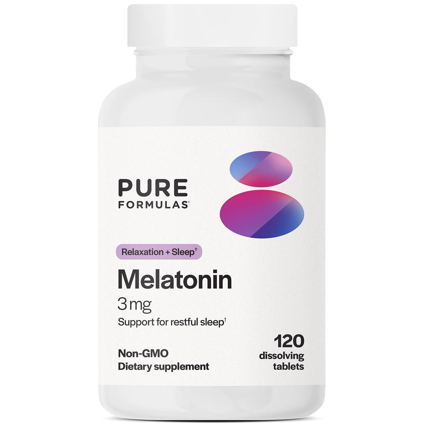 PureFormulas Melatonin 3 mg Tablet, 120 Tablets
