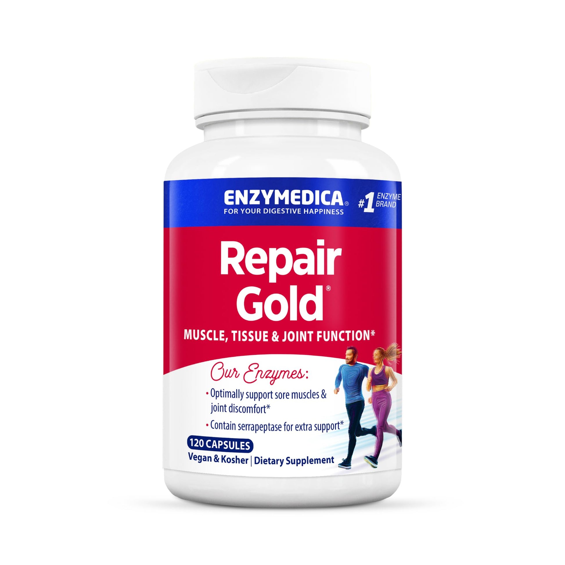 Enzymedica Repair Gold for Men & Women Capsules 120 Count