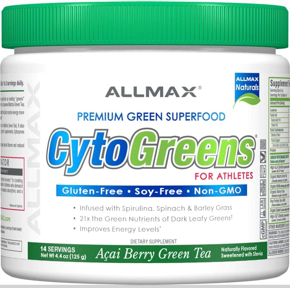 ALLMAX CytoGreens Super Greens Powder 4.4 oz
