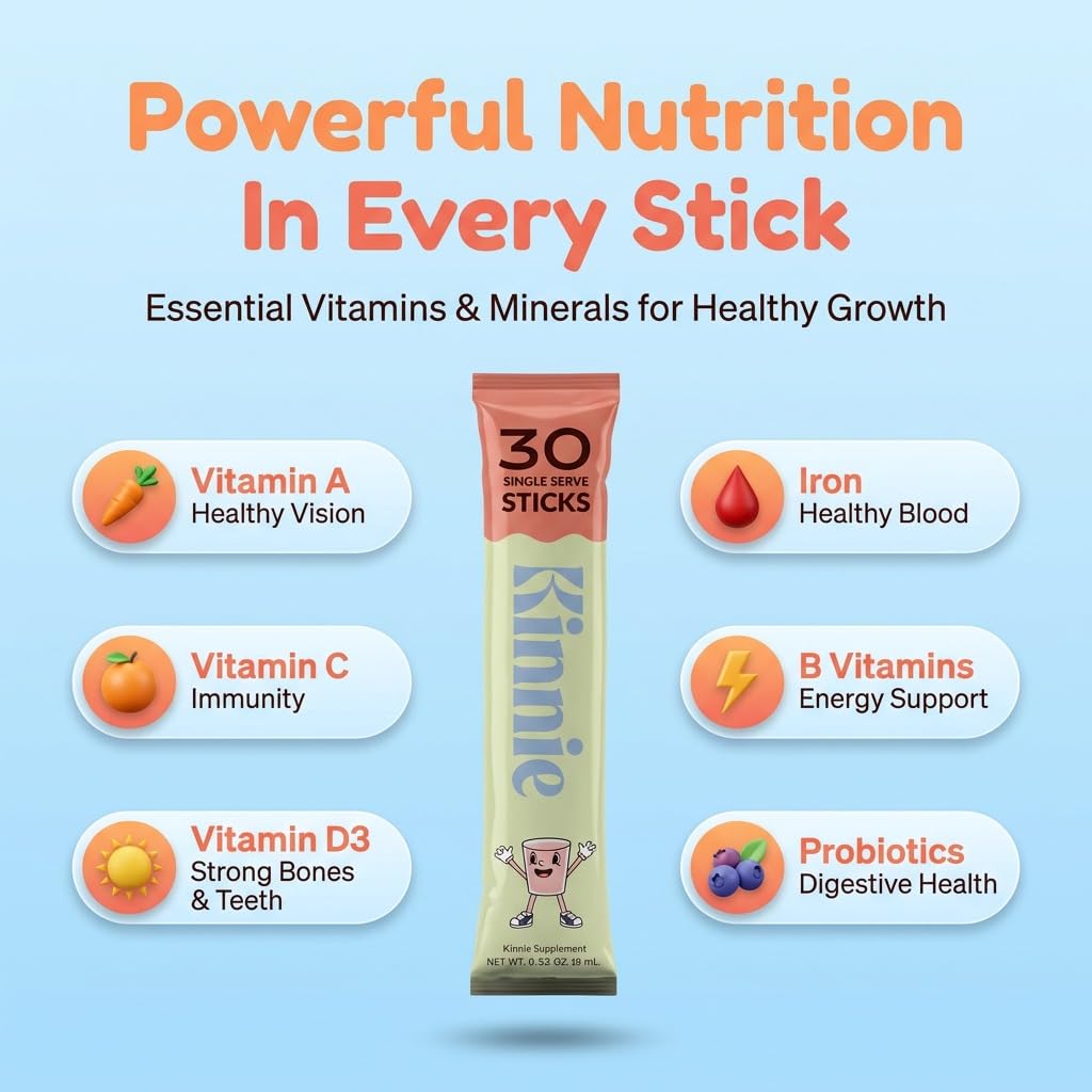 Kinnie Kids Multivitamin with Probiotics Powder 30