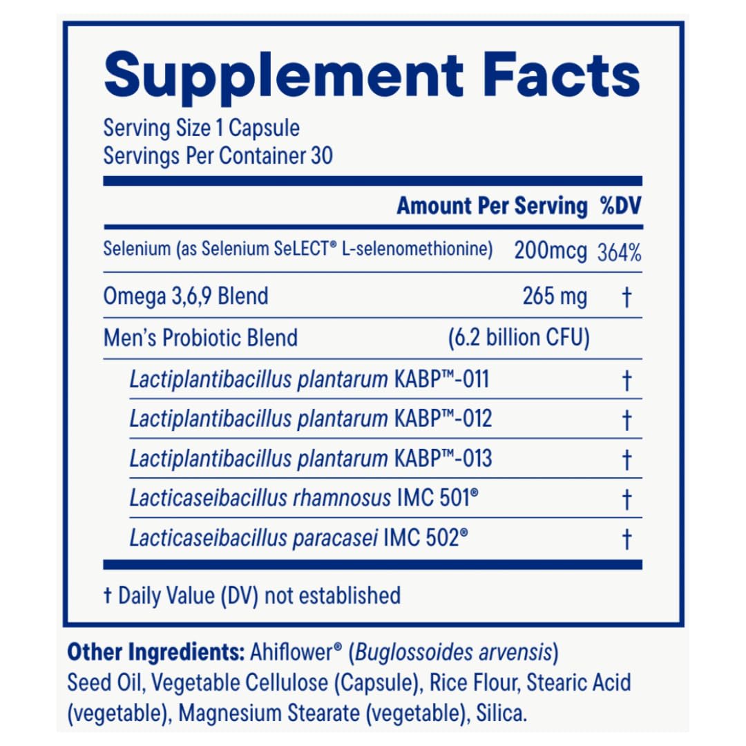 Daily Nouri Probiotics for Men Capsule 30 Count