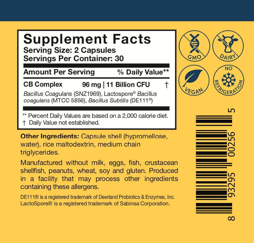 Researched Nutritionals CoreBiotic Sensitive 60 Capsules