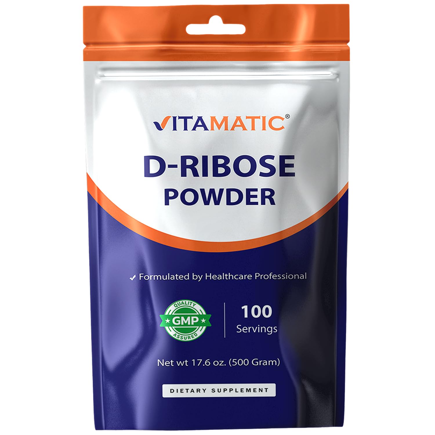 Vitamatic D-Ribose Powder 17.6 oz