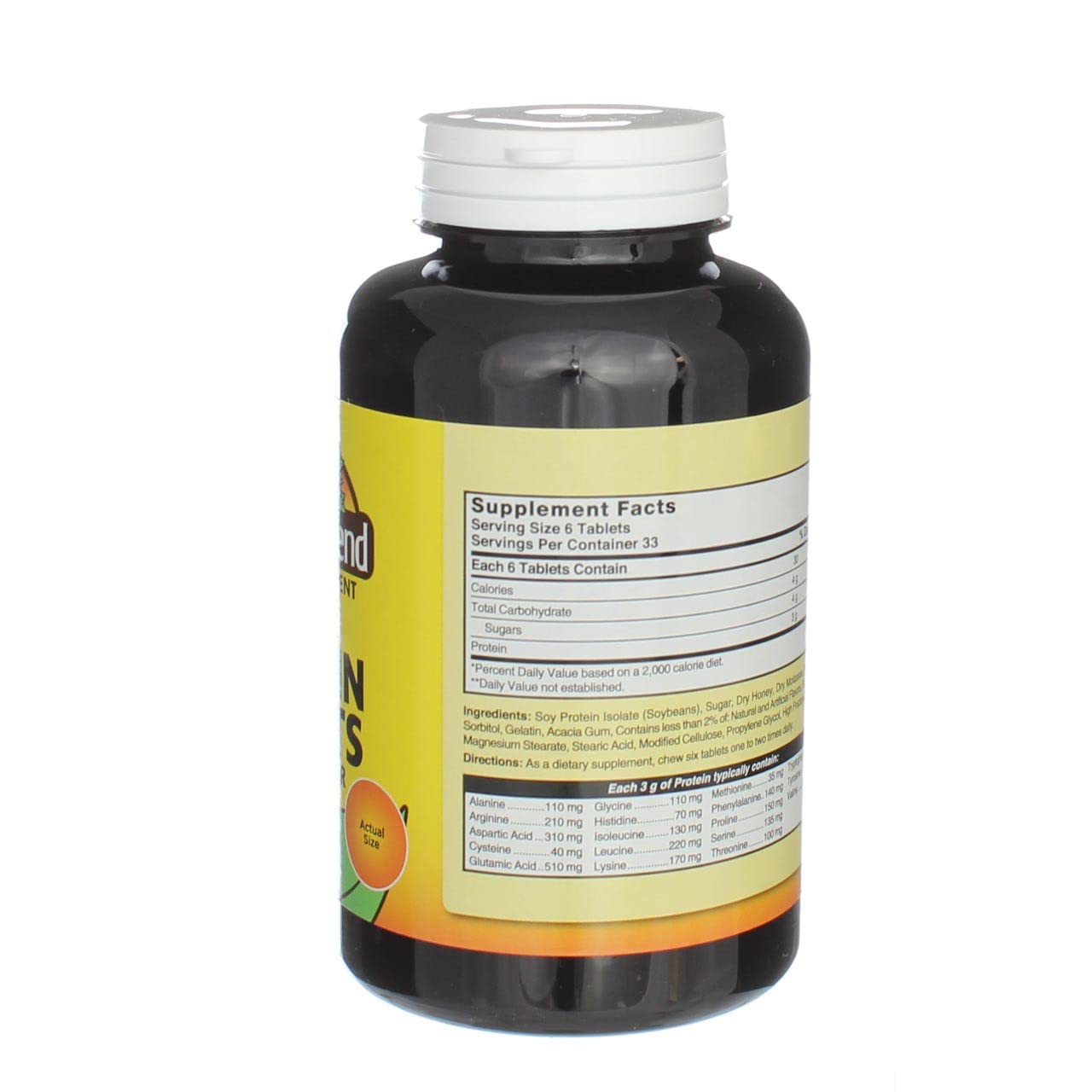 Nature's Blend Protein Tablets Honey Flavor, 200 Tablets
