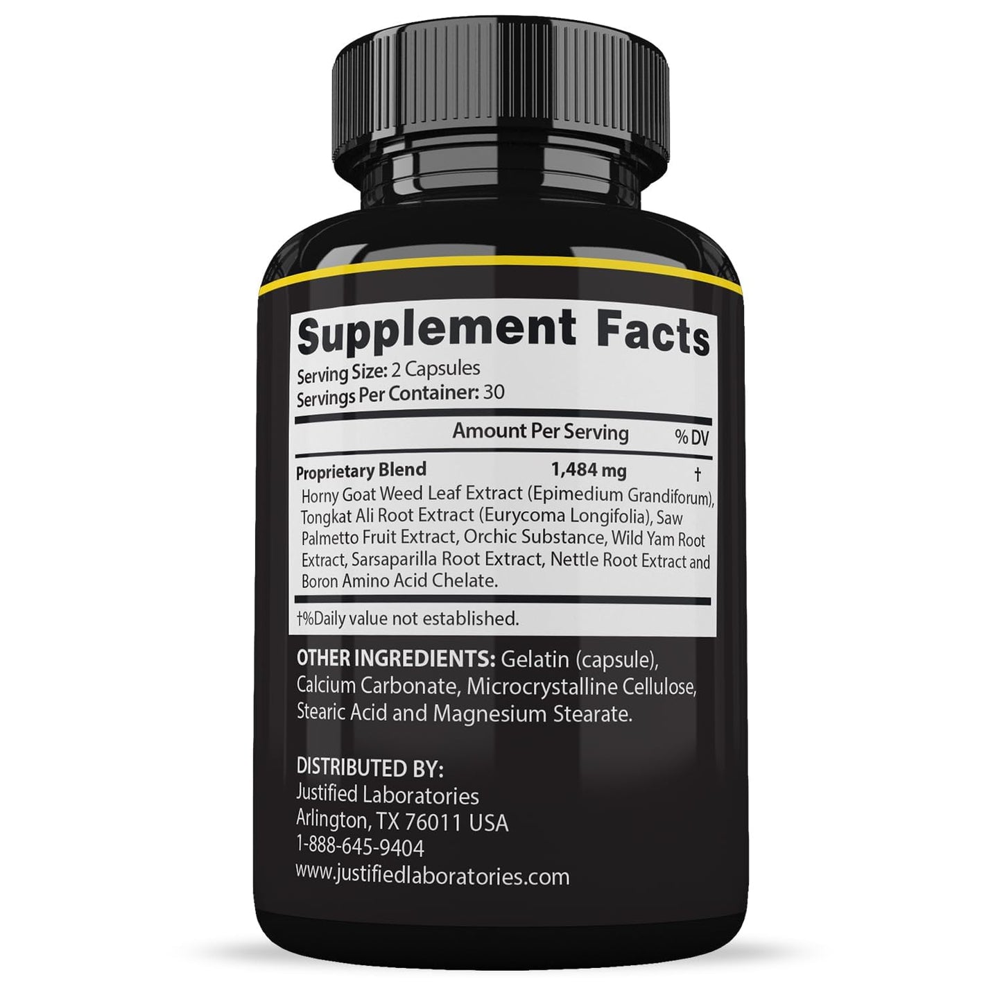 Justified Laboratories Maasalong Advanced Men's Health Masalong Formula Capsule 1 Count