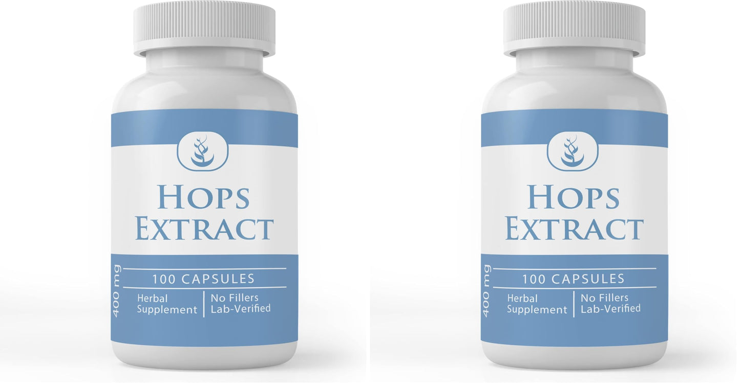 PURE ORIGINAL INGREDIENTS Hops Extract 200 Capsules