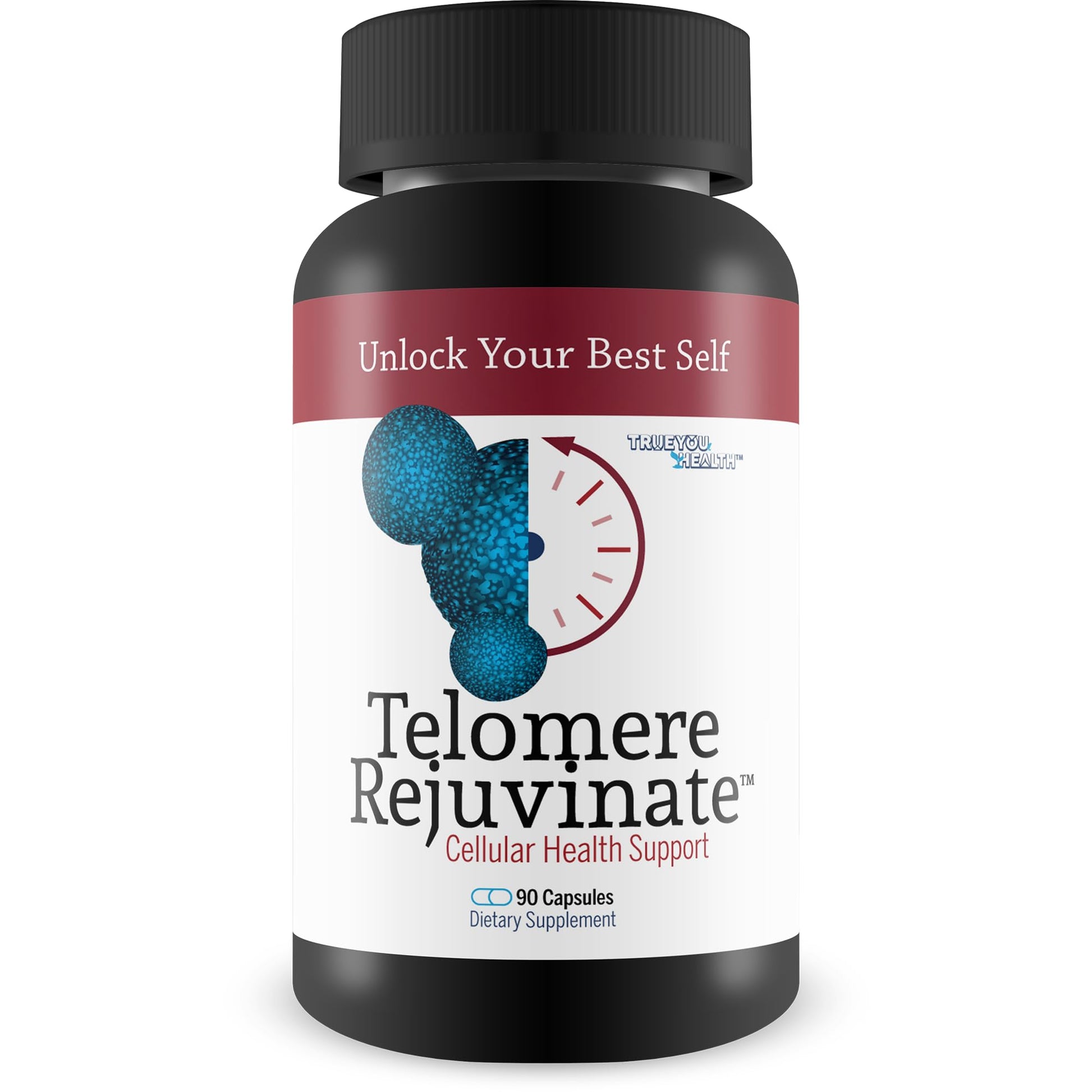 True You Health Telomere Rejuvinate Capsules 90 Count
