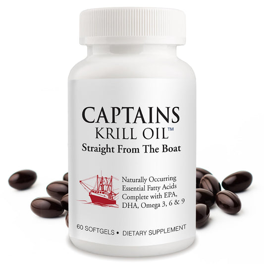 Captains Krill Oil Pure Antarctic Krill Oil TinyGels Softgel 60 Count