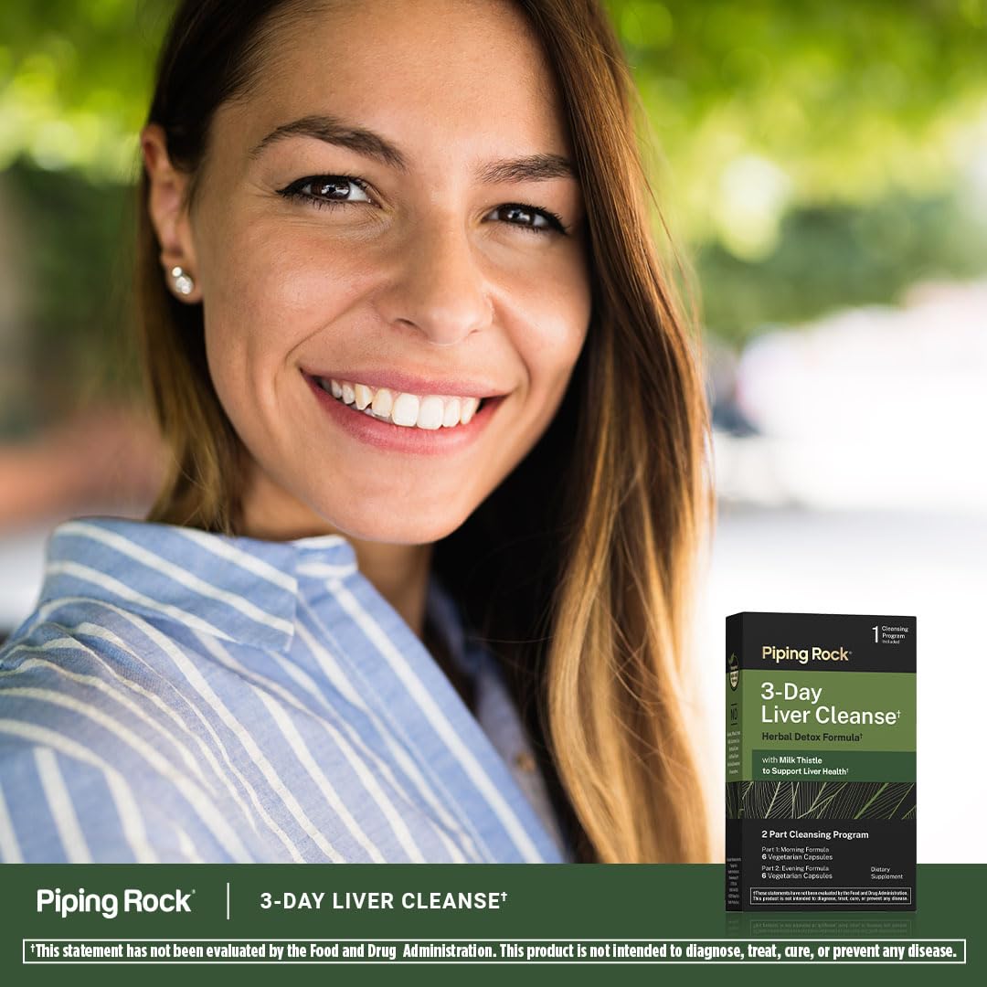 Piping Rock 3-Day Liver Cleanse Capsules 12 Count
