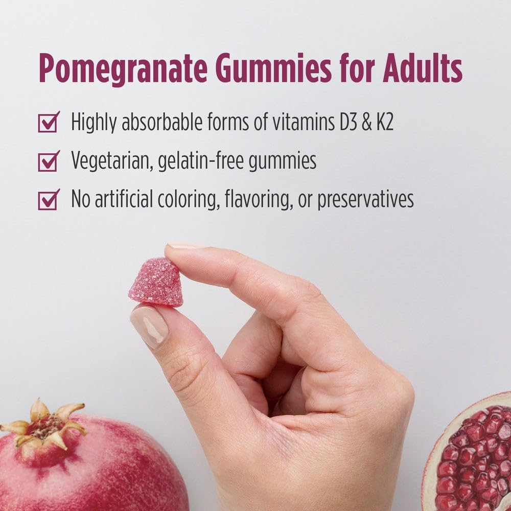 Nordic Naturals Vitamin D3 + K2 Gummies 120 Count