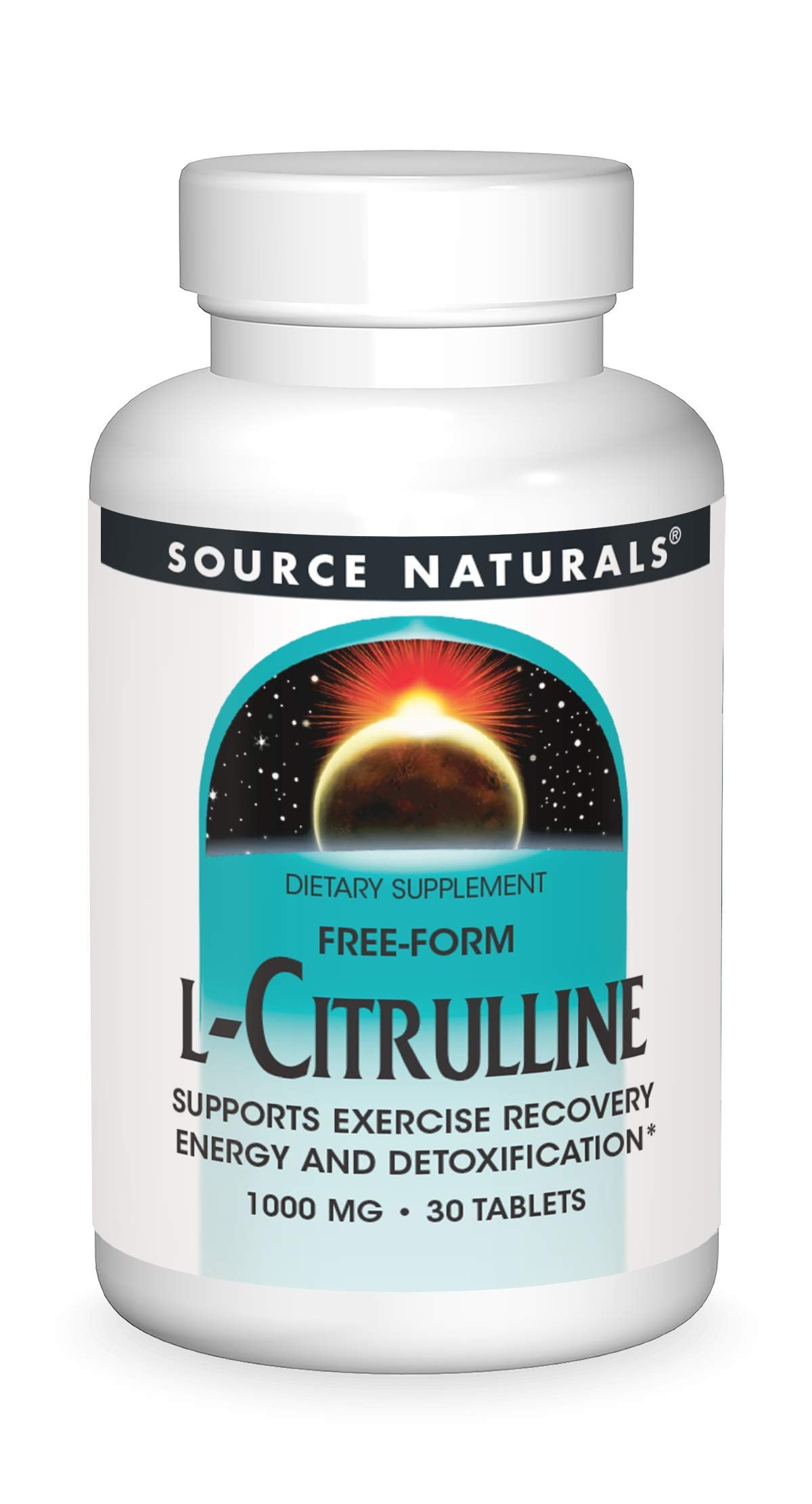 Source Naturals L-Citrulline 1,000 mg Tablet, 30 Tablets