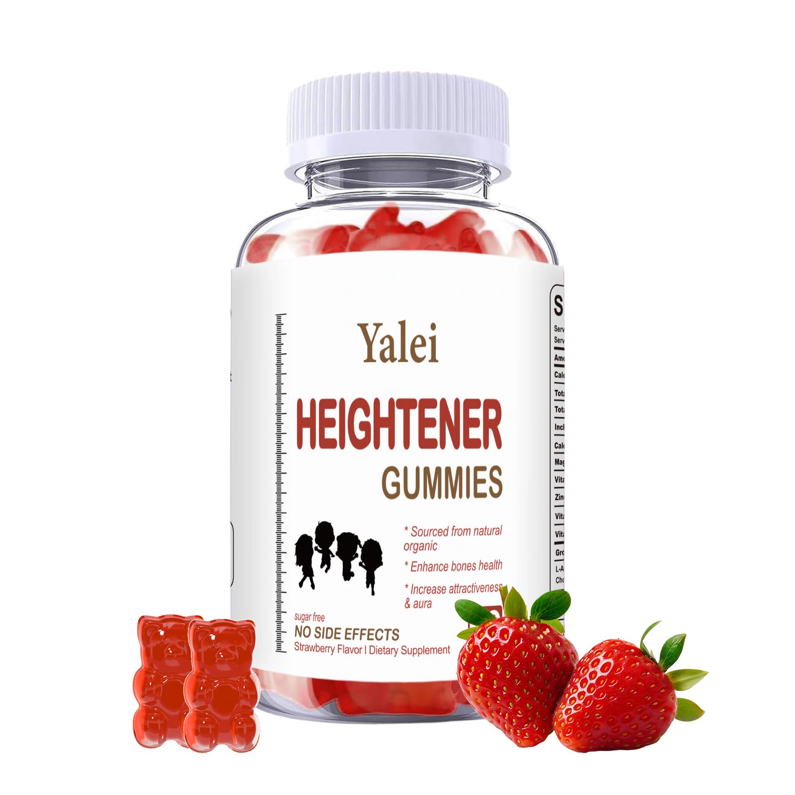 Yalei Height Growth Supplement Gummies 60 Count