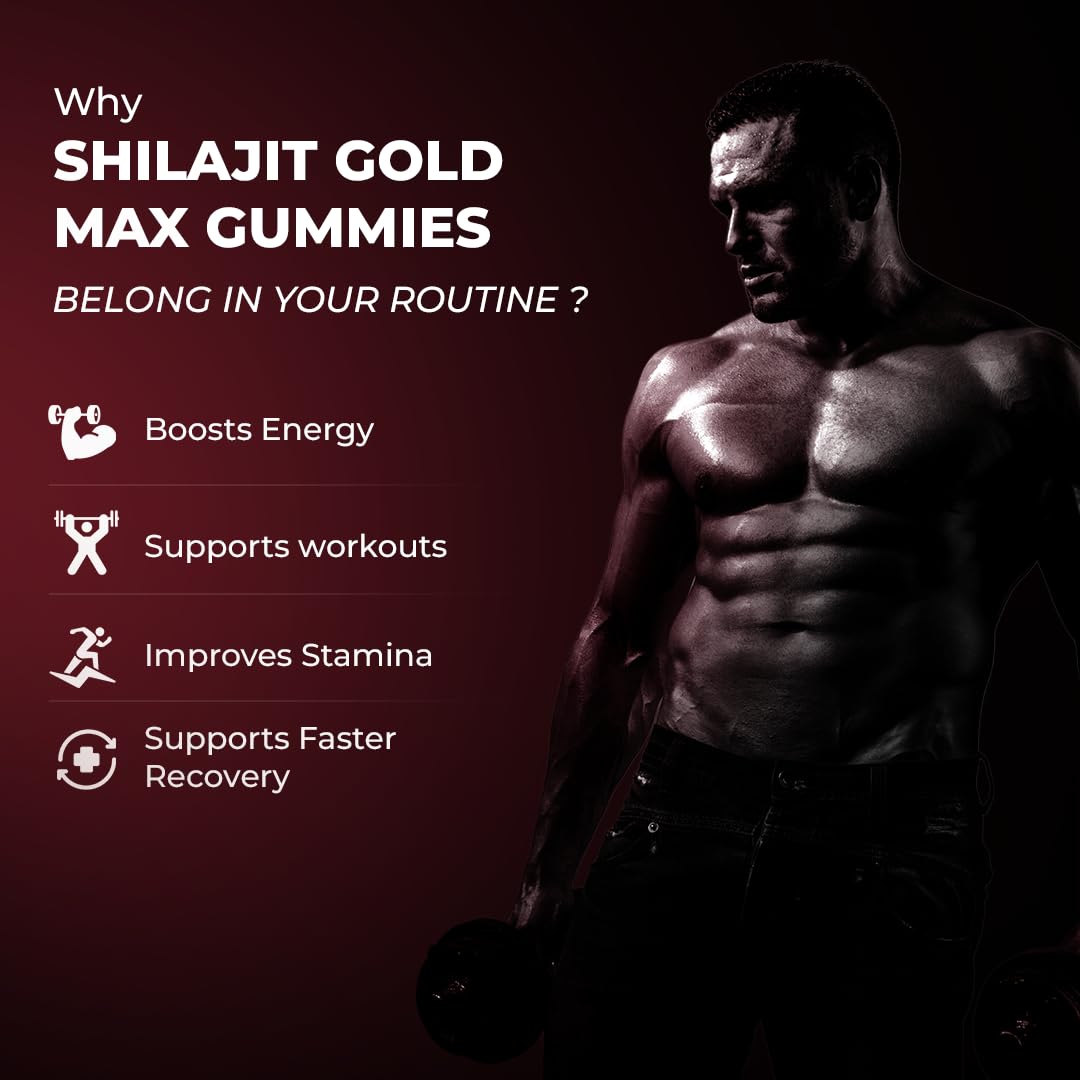 The Wellness Project 12-in-1 Shilajit Gold Max Gummies 60 Gummies