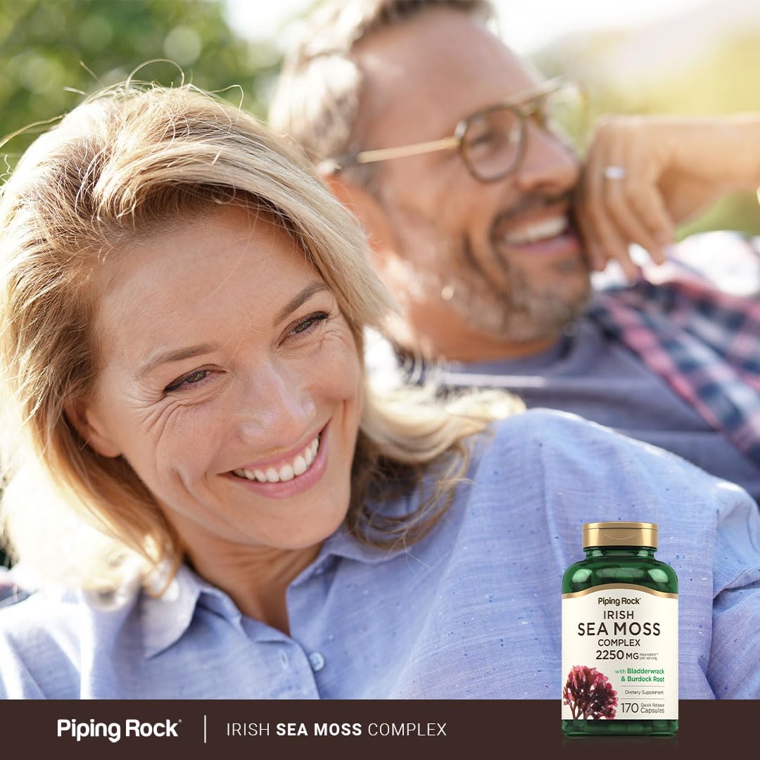 Piping Rock Irish Sea Moss Capsules 170 Count