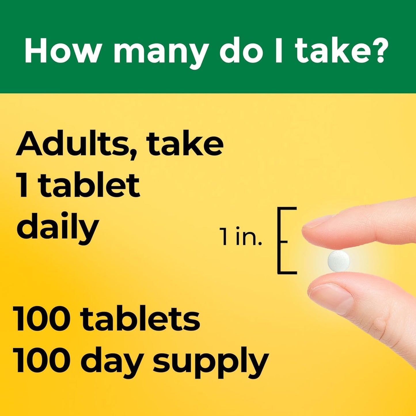Nature Made Vitamin D3 Tablets, 100 Count