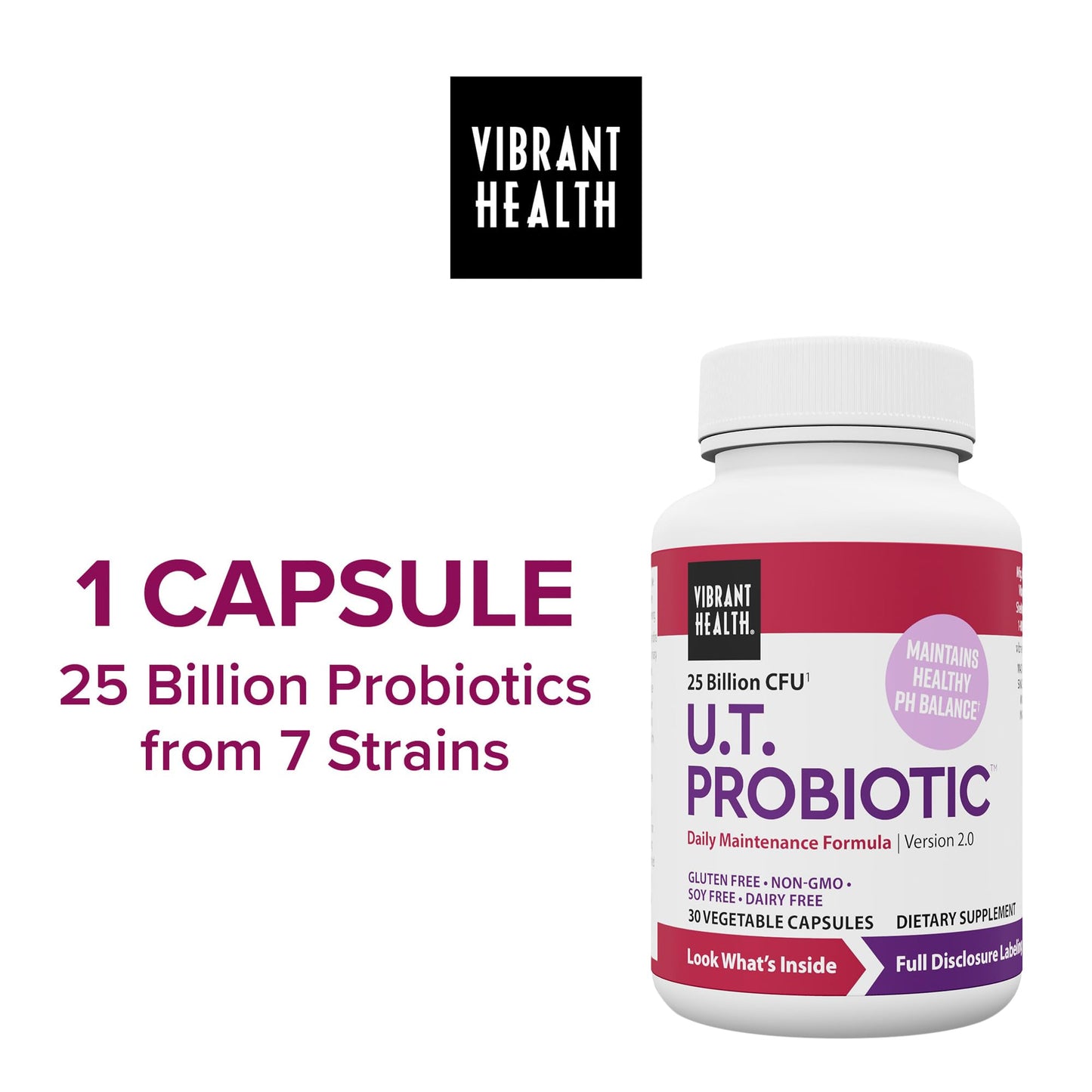 Vibrant Health UT Biotics Capsule 30 Capsules