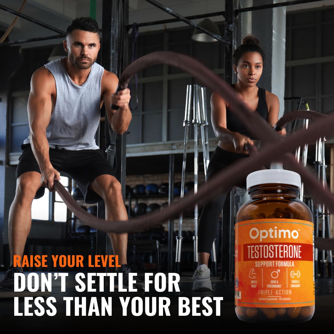 Optimo Ultimate Natural Testosterone Support for Men & Women 90 Capsules