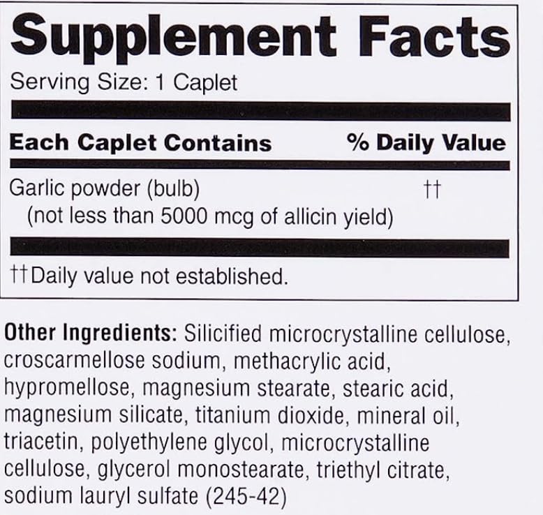 Garlique Garlic Caplets 120
