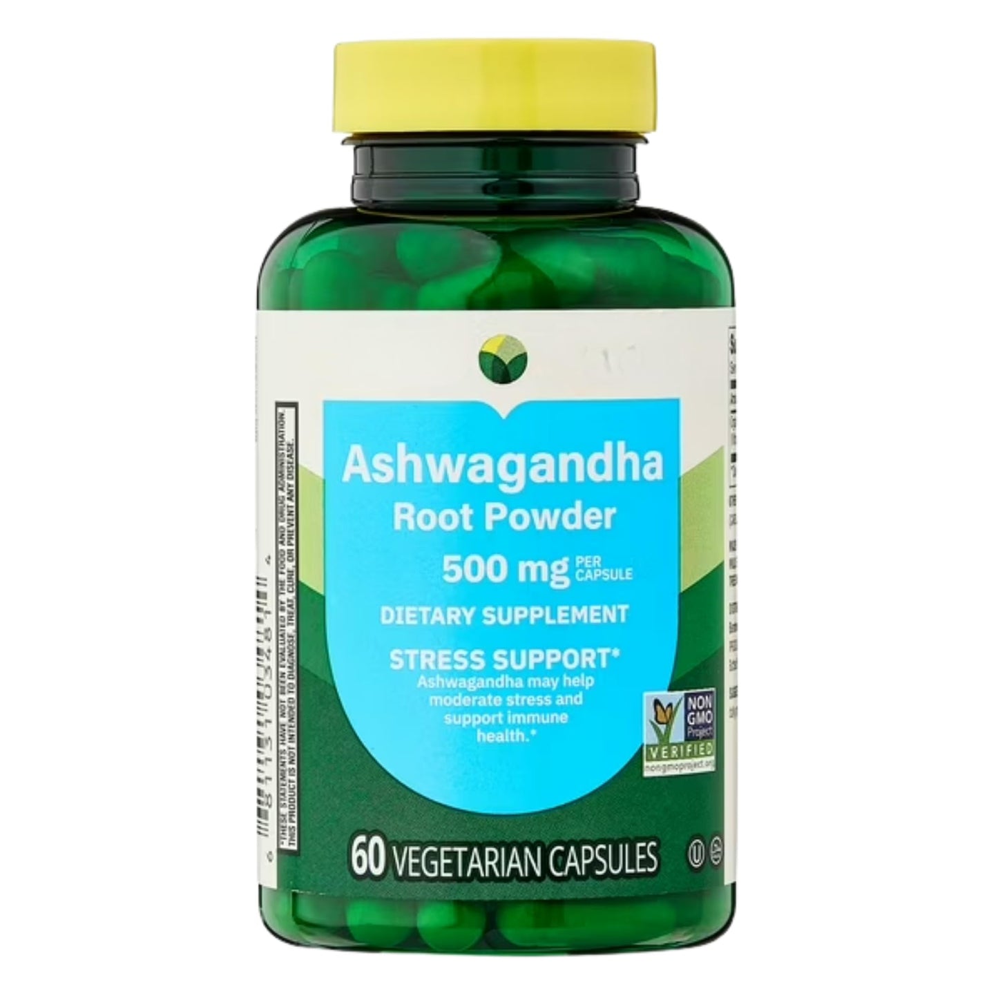 KP+ Ashwagandha Root Powder 500 mg Capsules 120 Count