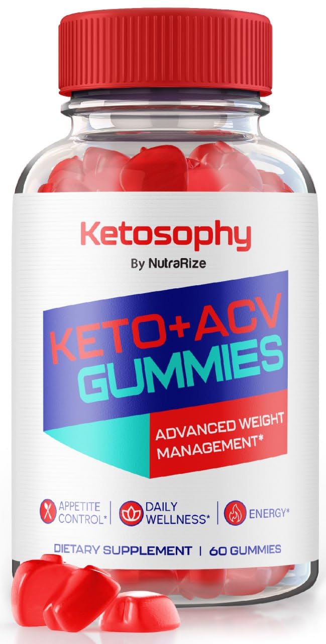 NutraRize Ketosophy ACV Keto Gummies, 60 Count