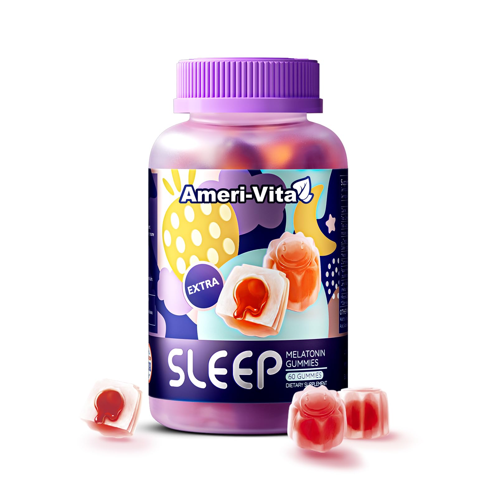 Ameri-Vita Sleep Gummies for Adults Gummy 60 Count