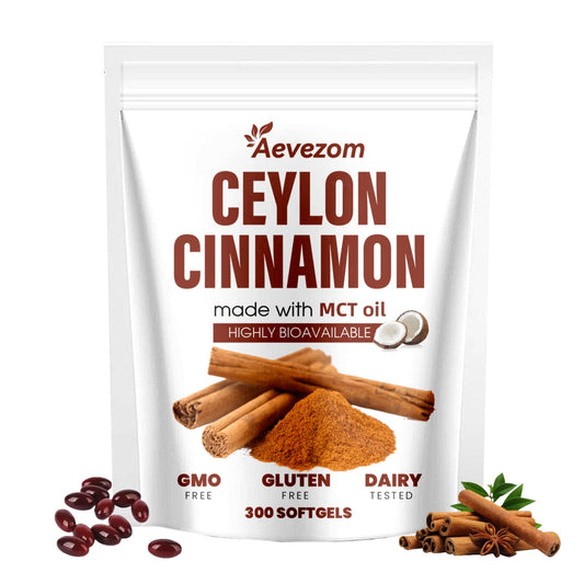 Aevezom Ceylon Cinnamon Softgels with MCT Oil 1 Count