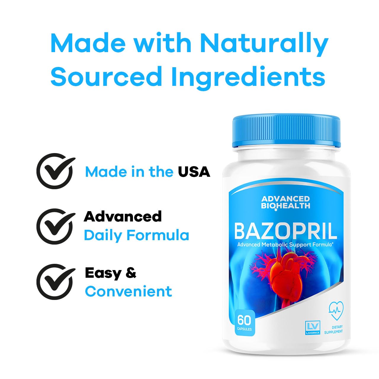 LIVORKA Bazopril Capsules 120 Capsules