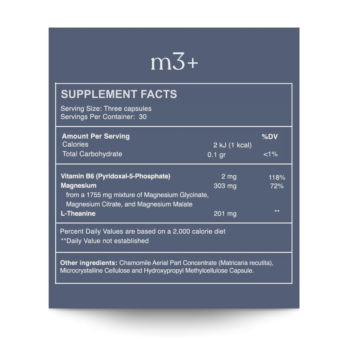 Reset Wellness M3+ Magnesium Glycinate, Citrate, Glycinate, Malate 90 Capsules