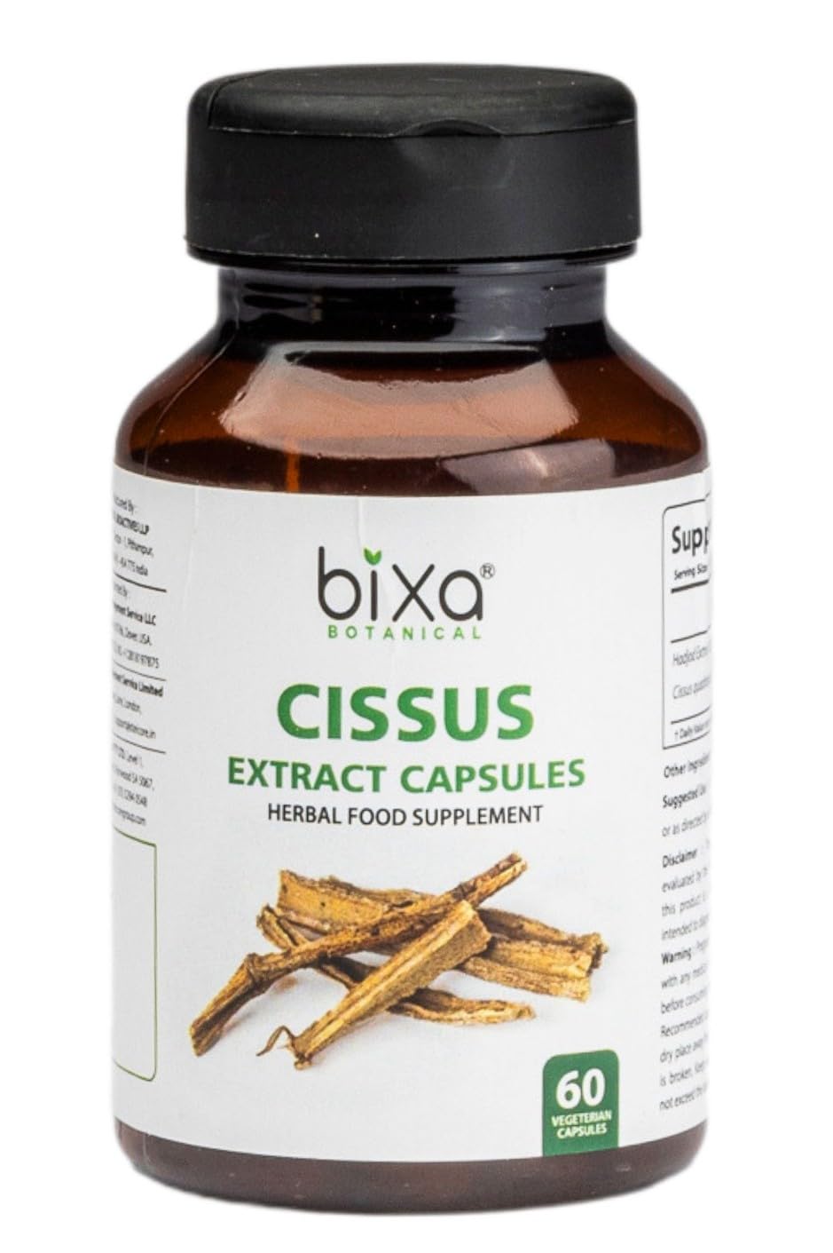 bixa BOTANICAL Cissus Extract 60 Capsules