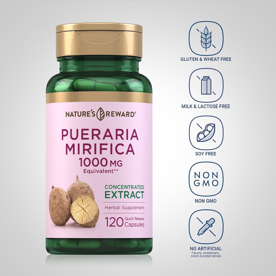 Piping Rock Pueraria Mirifica Capsules 120 Count