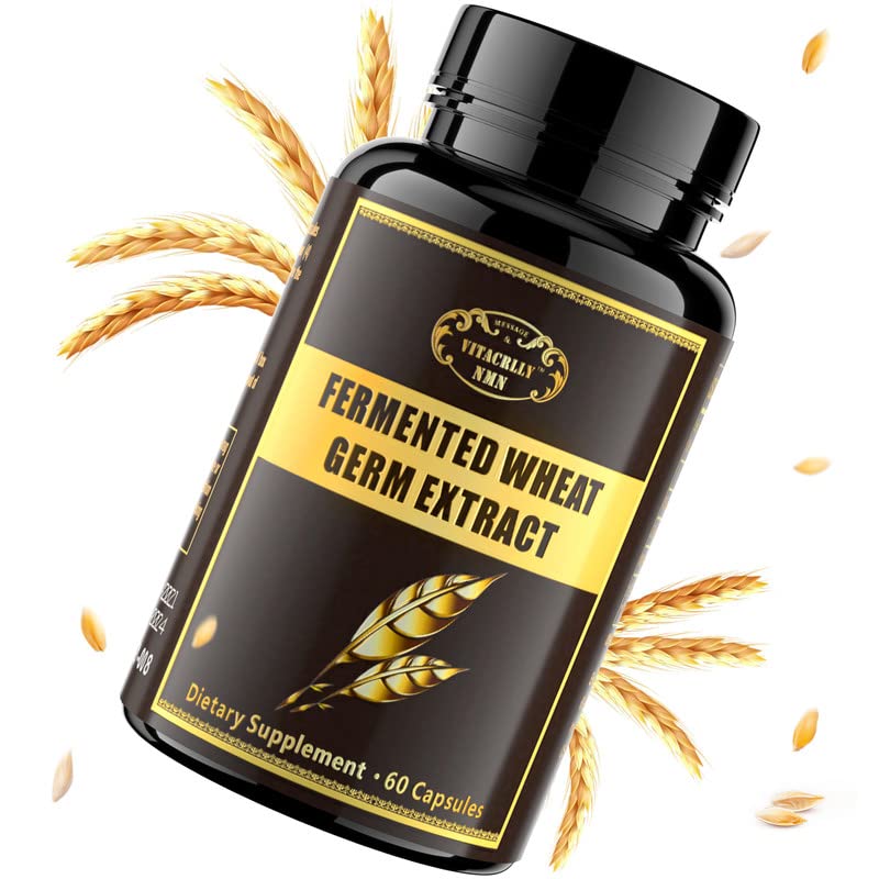 VITACRLLYNMN 1000mg Spermidine Supplements Fermented Wheat Germ Extract with Zinc 60 Capsules