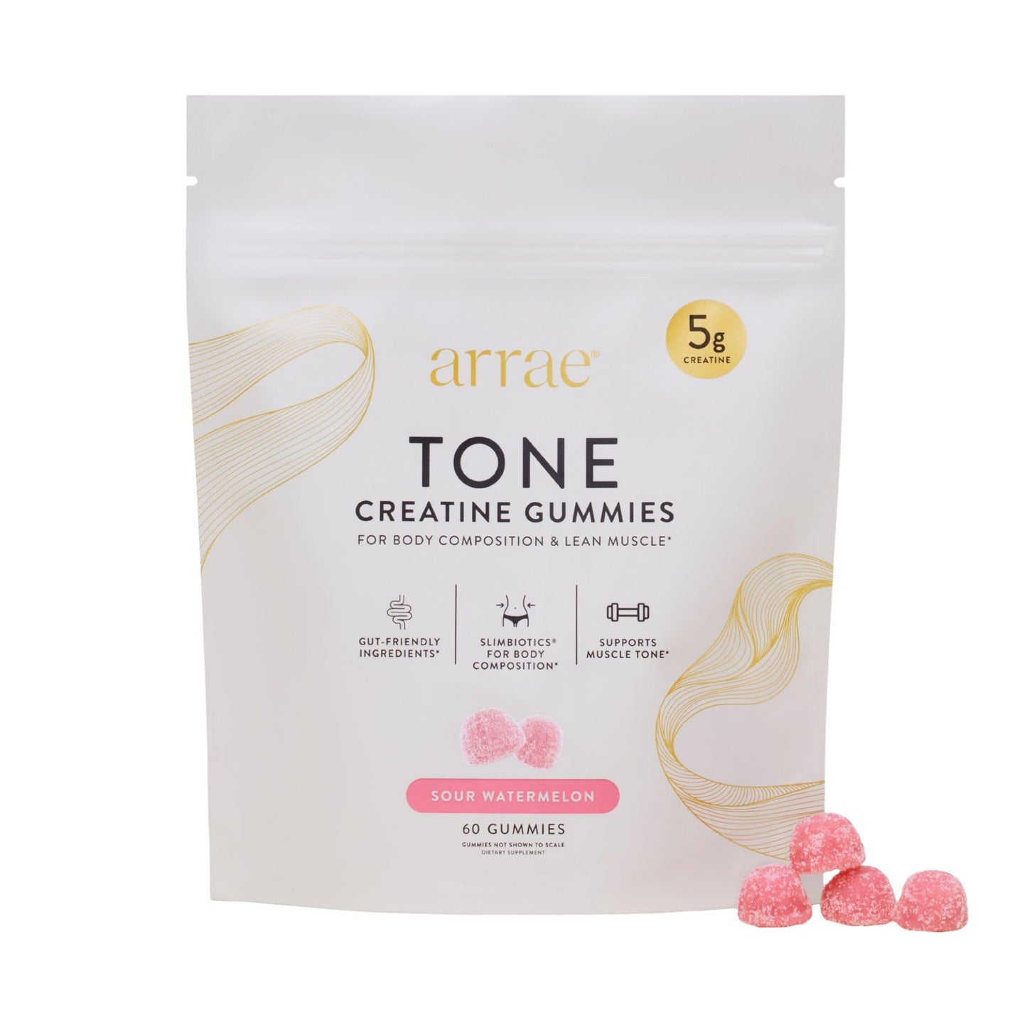 Arrae Creatine Gummies 60 Count