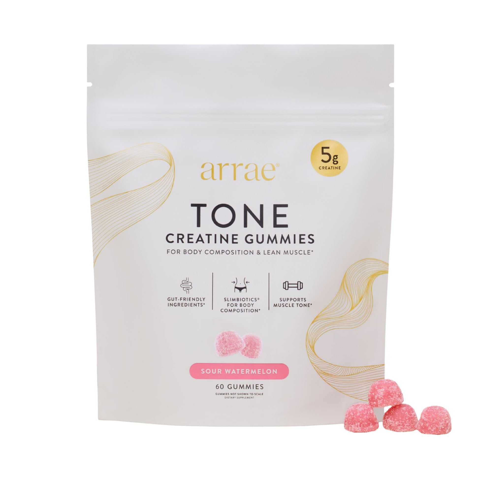 Arrae Creatine Gummies 60 Count