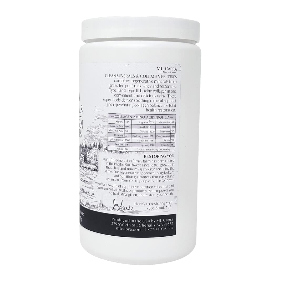 Mt. Capra Deep 30 Coconut + Clean Minerals with Collagen Peptides Powder 55.8