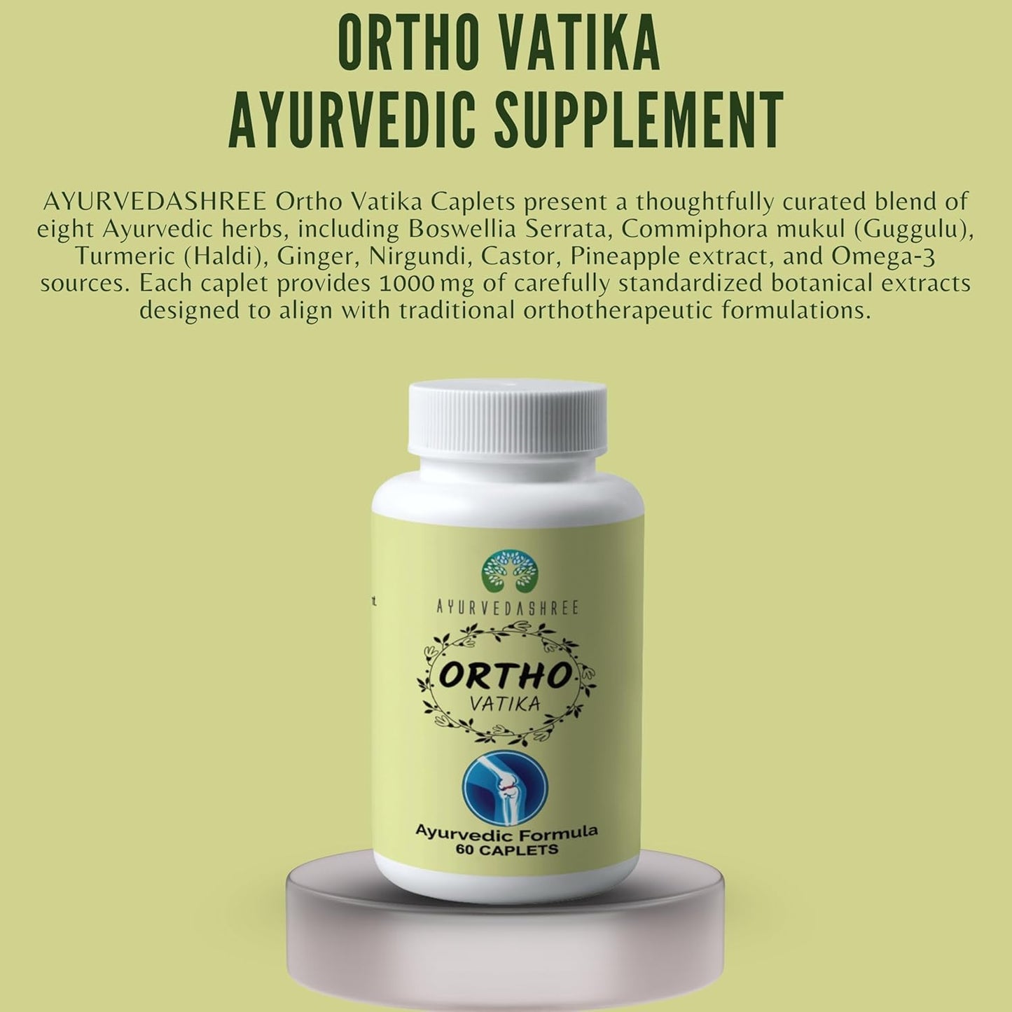AYURVEDASHREE Ortho Vatika Caplets 60