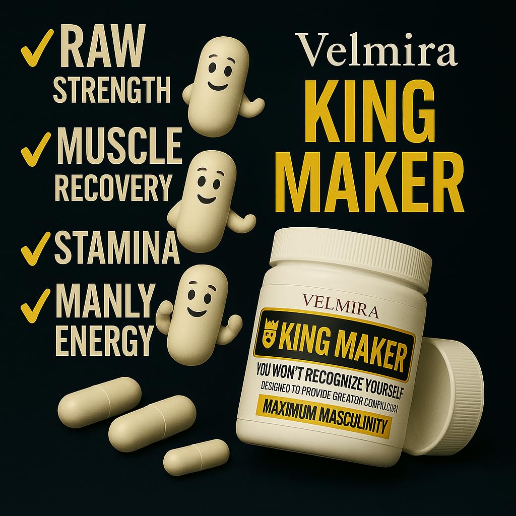 Velmira King Maker 13-in-1 Supplement Capsule 120 Count