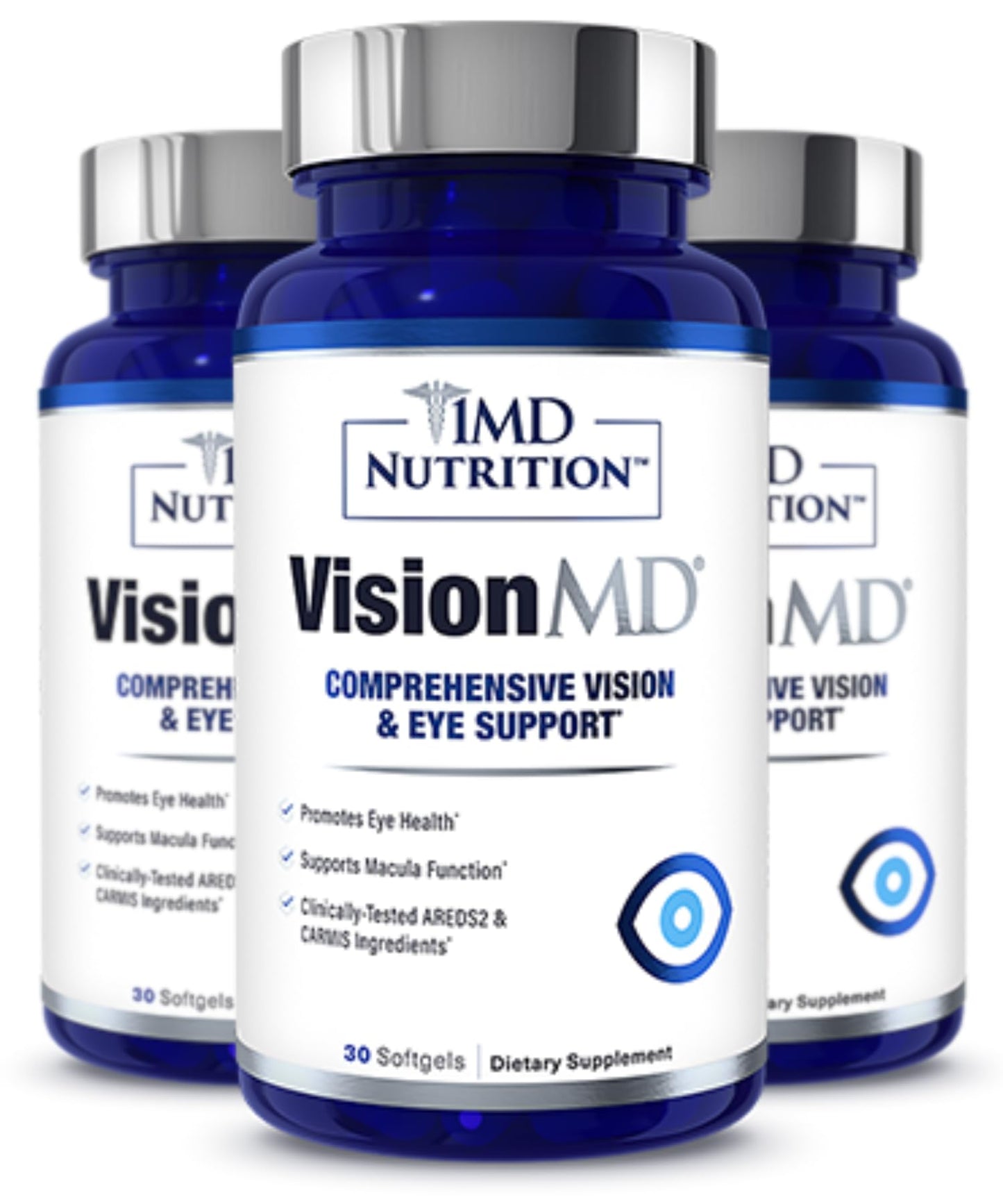 1MD Nutrition VisionMD Eye Vitamin CARMIS with Lutein & Zeaxanthin Softgels 90