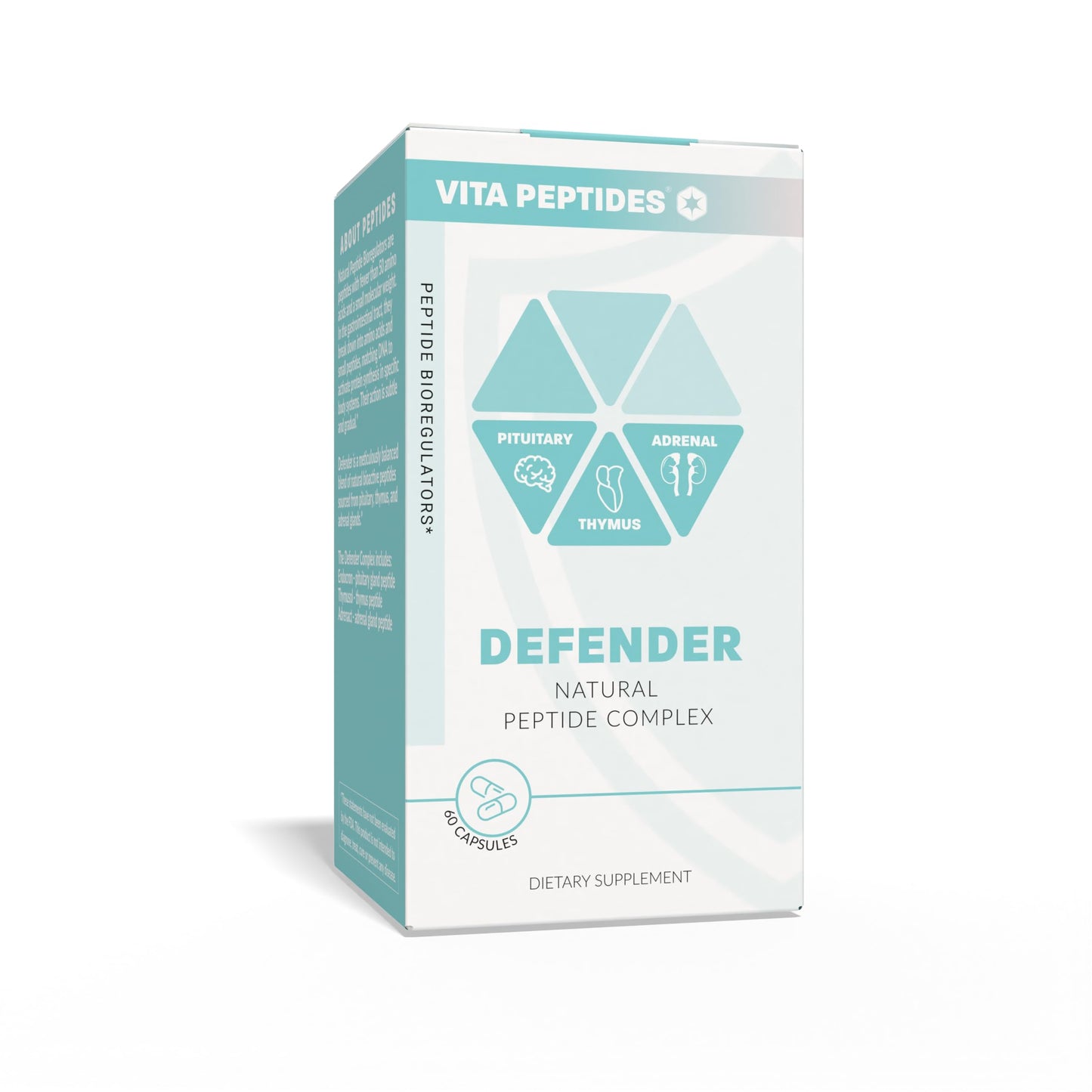 Vita Peptides Defender Natural Peptide Bioregulator Complex Capsule 60 Count