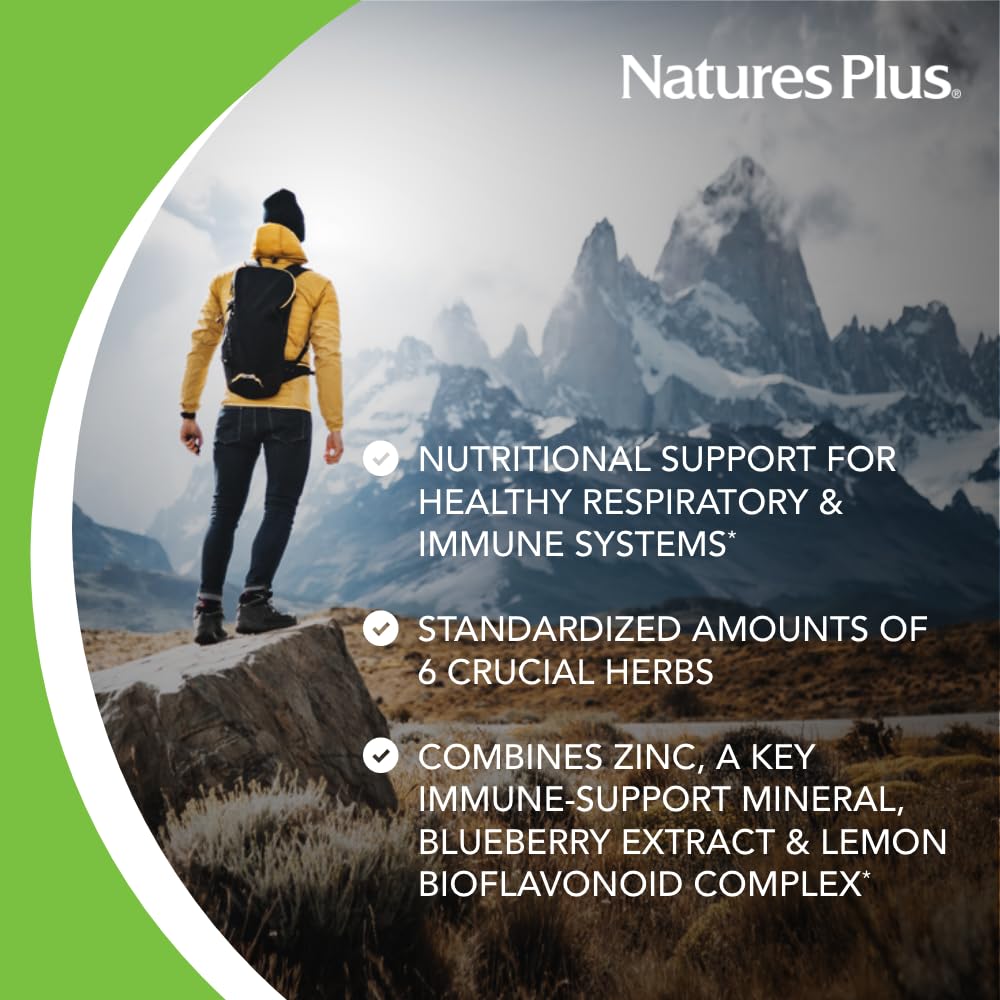 NaturesPlus Advanced Therapeutics Aller-7 Rx-Respiration Capsules, 60 Count